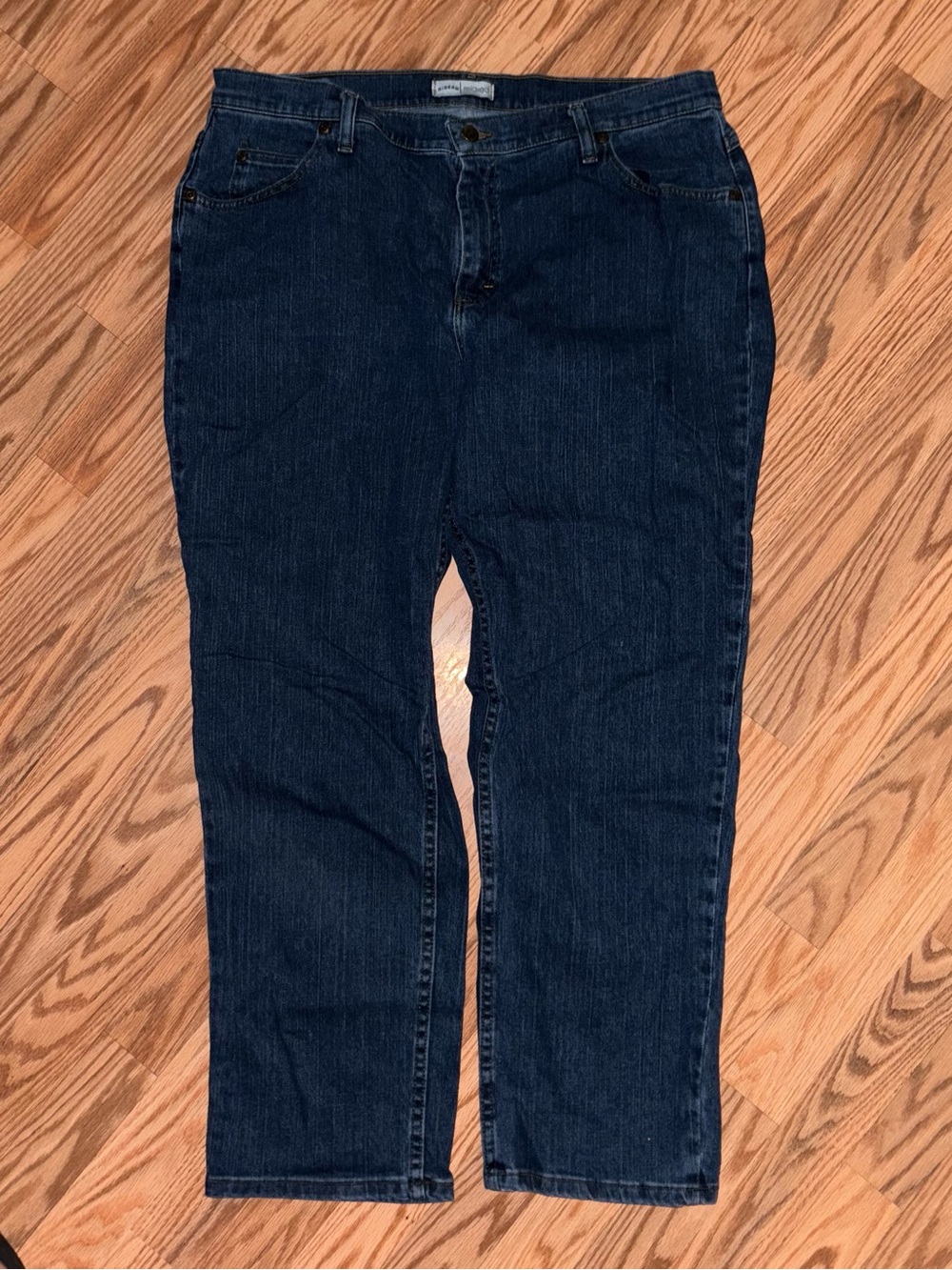 Riders by Lee Straight-Leg Dark Blue Denim Jeans